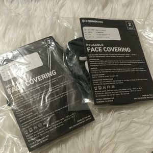 Stringking youth green reusable green masks 2+2